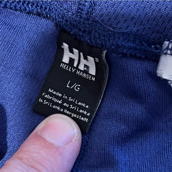 HELLY HANSEN blue & black base layer size L ⚠️ - Picture 2 of 7